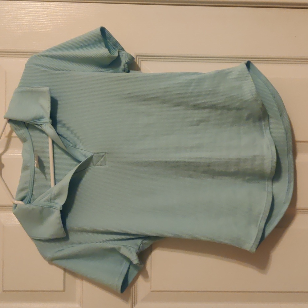 No Boundaries Blue collared shirt